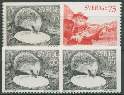 Schweden 1975 Natur Kunst Igel Musikant 923/24 Postfrisch - Unused Stamps