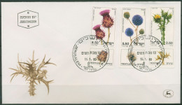 Israel 1980 Pflanzen Disteln 814/16 Mit Tab Ersttagsbrief FDC (X61362) - FDC