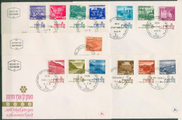 Israel 1971 Landschaften 524/37 Mit Tab Ersttagsbrief/auf Brief (X61331) - FDC