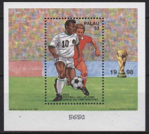 Palau 1998 Fußball-Weltmeisterschaft Frankreich Block 69 Postfrisch (C21524) - Palau