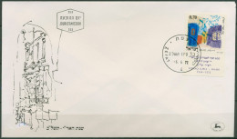 Israel 1972 Rabbi Yizhaq Luria 561 Mit Tab Ersttagsbrief FDC (X61337) - FDC