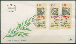 Israel 1962 Jüdische Festtage Jesaja 259/61 Mit Tab Ersttagsbrief FDC (X61296) - FDC