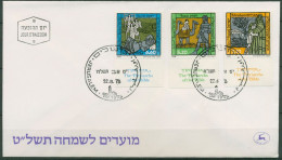 Israel 1978 Jüdische Festtage Patriarchen 768/70 Tab Ersttagsbrief FDC (X61358) - FDC