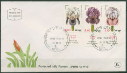 Israel 1978 Pflanzen Blumen Lilien 782/84 Mit Tab Ersttagsbrief FDC (X61359) - FDC