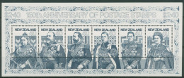 Neuseeland 1990 150 J. Briefmarken Engl. Könige Block 27 Postfrisch (C40358) - Blocks & Kleinbögen