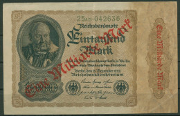 Dt. Reich 1 Milliarde Mark 1923, DEU-126b FZ AD, Leicht Gebraucht (K1154) - 1 Milliarde Mark