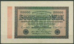 Dt. Reich 20000 Mark 1923, DEU-95f FZ ND, Fast Kassenfrisch (K1360) - 20.000 Mark