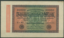 Dt. Reich 20000 Mark 1923, DEU-95f FZ BX, Gebraucht (K1361) - 20.000 Mark