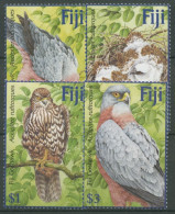 Fidschi 2002 Greifvögel Fidschihabicht 1014/17 Postfrisch - Fiji (1970-...)