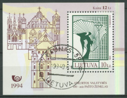 Litauen 1994 Neues Litauen Friedensengel Block 4 Gestempelt (C63135) - Lithuania