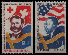 Mali 1977 - Mi-Nr. 598-599 ** - MNH - Nobelpreis - Mali (1959-...)