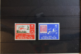 Gibraltar 241-242 Postfrisch Briefmakenausstellung #RR474 - Gibilterra