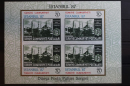Türkei Block 24 Mit 2700-2701 Postfrisch Briefmakenausstellung #RR465 - Other & Unclassified