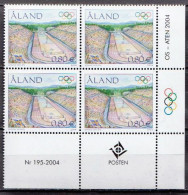 Aland MNH Stamp In A Block Of 4 Stamps - Summer 2004: Athens