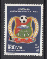 2013 2014  Bolivia La Paz Football Association Complete Set Of 1 MNH - Bolivia