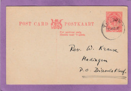 ENTIER POSTAL POUR DUIVELSKLOOF,1922. - Storia Postale