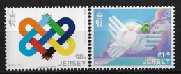 JERSEY - EUROPA-CEPT 2023 -"PEACE -THE HIGHEST VALUE Of HUMANITY".-  SERIE De 2 V. - N - 2023