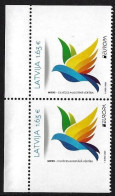 LETONIA /LATVIA /LETTLAND /LETTONIE -EUROPA 2023-"PEACE –The Highest Value Of Humanity"- HALF BLOCK Of BOOKLET ESSEN - 2023