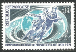 346 France Yv 1665 Patinage Artistique Figure Skating Eiskunstlauf Pattinaggio MNH ** Neuf SC (1665-1b) - Hiver