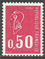 346 France Yv 1664 Marianne Béquet 50c Bonnet Phrygien Phrygian Cap MNH ** Neuf SC (1664-1b) - 1971-1976 Marianne (Béquet)