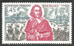 346 France Yv 1655 Histoire De France Cardinal De Richelieu MNH ** Neuf SC (1655-1b) - Autres & Non Classés