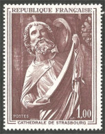 346 France Yv 1654 Sculpture Cathédrale Strasbourg Cathedral MNH ** Neuf SC (1654-1d) - Non Classificati