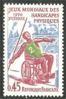 346 France Yv 1649 Javelot Javlin Handicap Crippled Behindert Disabilitato MNH ** Neuf SC (1649-1c) - Atletismo