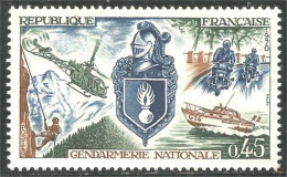 346 France Yv 1622 Gendarmerie Police Helicoptère Elicottero MNH ** Neuf SC (1622-1d) - Elicotteri