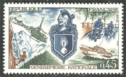 346 France Yv 1622 Gendarmerie Police Helicoptère Elicottero MNH ** Neuf SC (1622-1d) - Helicopters