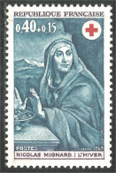 346 France Yv 1620 Croix-Rouge Red Cross Rotes Kreuz Mignard Hiver MNH ** Neuf SC (1620-1b) - Croix-Rouge