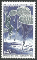 346 France Yv 1603 Débarquement Normandie Parachute Skydiving Fallschirm MNH ** Neuf SC (1603-1d) - Autres & Non Classés