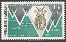 347 France Yv 1797 Libération Villes Compagnons Sein Vercors Nantes Grenoble MNH ** Neuf SC (1797-1c) - WW2