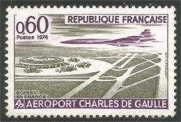 347 France Yv 1787 Aéroport De Gaulle Paris Airport Aviation MNH ** Neuf SC (1787-1c) - Autres (Air)