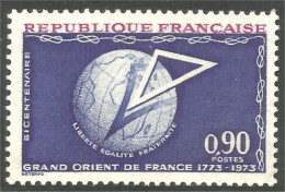 347 France Yv 1756 Grand Orient Franc Maçonnerie Freemason MNH ** Neuf SC (1756-1c) - Andere & Zonder Classificatie