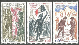 347 France Yv 1729-1731 Histoire France 1972 Arcole Egypte MNH ** Neuf SC (1729-1731-1b) - Egyptology