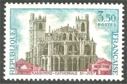 347 France Yv 1713 Cathédrale St-Just Narbonne Cathedral MNH ** Neuf SC (1713-1) - Iglesias Y Catedrales