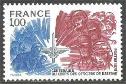 348 France Yv 1890 Centenaire Officiers Réserve Veterans MNH ** Neuf SC (1890-1b) - Militaria