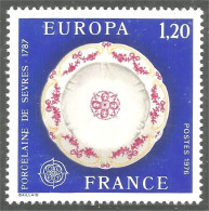 348 France Yv 1878 Europa Assiette Plate Porcelaine Sèvres MNH ** Neuf SC (1878-1c) - Porcelaine