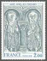 348 France Yv 1867 Église Saint Genis Fontaines Linteau Church Kirche Lintel Sturz MNH ** Neuf SC (1867-1b) - Iglesias Y Catedrales