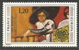 348 France Yv 1841 Tableau Van Dongen Painting MNH ** Neuf SC (1841-1c) - 1975