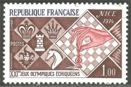 348 France Yv 1800 Jeux Olympiques Olympics Échecs Chess Schach Scacchi Ajedrez MNH ** Neuf SC (1800-1c) - Echecs