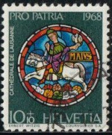 Suisse 1968 Yv. N°807 - Pour La Patrie - Vitrail De La Cathédrale De Lausanne - Chasseur - Oblitéré - Used Stamps