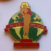 N205 Pin's Pin'up Pin'ups Sexy MISS MONDE Achat Immédiat - Pin-Ups