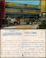 Postcard Manhattan-New York City BOWERY AND DOUBLEDECK ELEVATED R. R 1928 - Other & Unclassified