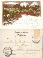 Litho AK Barthmühle-Pöhl 4 Bild Viadukt Und Umlandansichten 1894 - Poehl