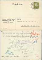 Esslingen Postkarte Mit Absender-Eindruck Vom Konsum- Und Sparverein 1932 - Esslingen