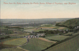 D80. Vintage Postcard. Poynings From Devils Dyke. Brighton. - Brighton