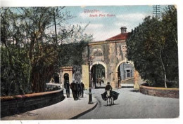 D03.  Vintage Postcard. Gibraltar. South Port Gates. - Gibraltar