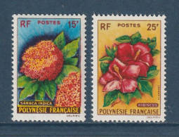 Polynésie - YT N° 15 Et 16 ** - Neuf Sans Charnière - 1962 - Unused Stamps