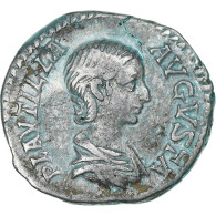 Plautille, Denier, 202-205, Rome, Argent, TTB, RIC:367 - La Dinastia Severi (193 / 235)